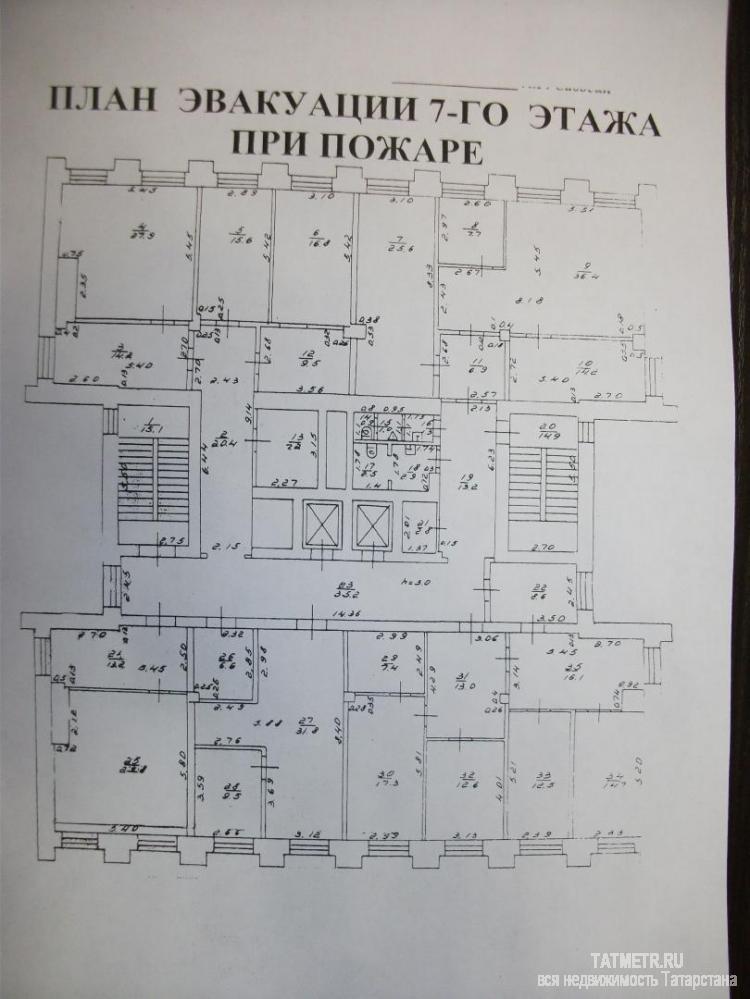 Коммерческая / Продажа / Офисы, Казань, Вишневского улица, 14 500 000 Казань г, Вахитовский, улица Вишневского 24, м. Суконная слобода, продается Бизнес-центр, общ. пл. 481 кв.м., 4/9... - 31