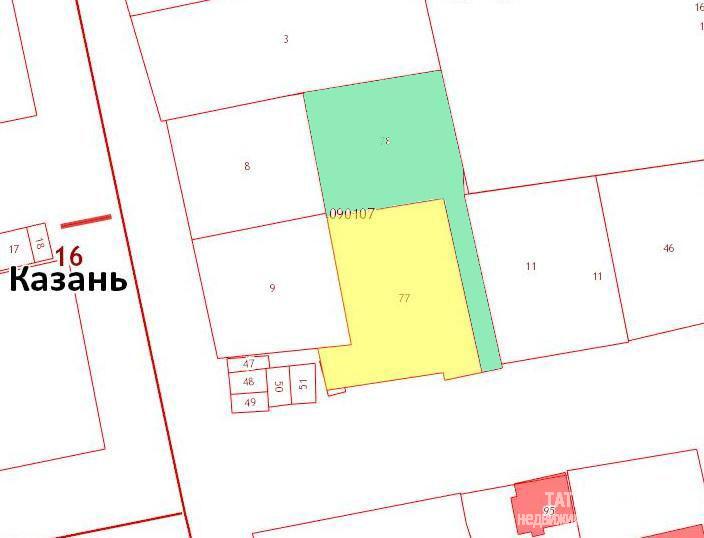 Продажа / Земельные участки, Казань, Красного Химика улица, 16 500 000 Казань г, Кировский, улица Красного Химика 10, продается участок, 12.4 соток, Предлагаем земельные участки в черте...