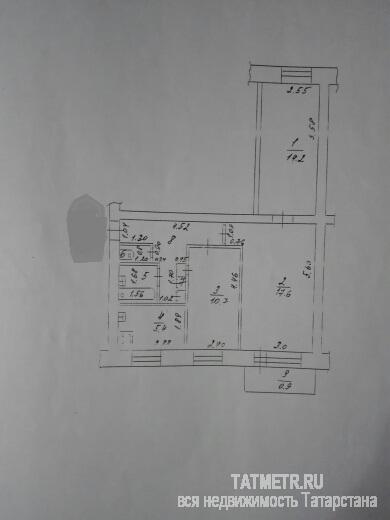 Продажа / Квартиры, Осиново, Центральная улица, 2 800 000 с. Осиново, ул. Центральная,5. 3-комн. индивид. проект, 3/3-эт. кирп. дома, 61,4/42,5/6. Качественный новый ремонт... - 11