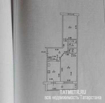 с. Осиново, ул. Гайсина, 7. 2-комн. улучшенка (распашонка), 7/10-эт. панельного дома, 57/30,3/10,2. Ремонт от... - 6