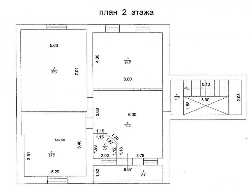 Продажа / Дома и коттеджи, Казань, Гузель улица, 5 800 000 п. Залесный-2, ул. Гузель. Жилой дом с земельным участком в живописном месте. Дом кирпичный, новый, 2-этажный... - 9