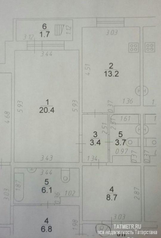 Продается однокомнатная квартира в 16-этажном одноподъездном кирпичном доме на 11 этаже. Дом облицован керамогранитом... - 4