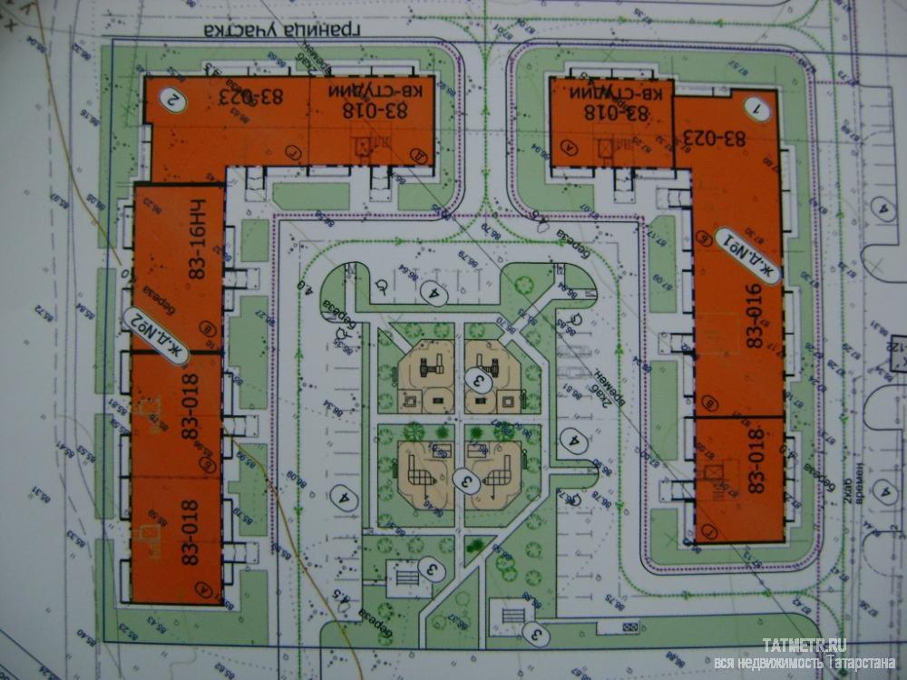 Продажа / Квартиры, Зеленодольск, Строителей проспект, 2 650 000 Квартира в чистовой отделке, в новом доме в городе Зеленодольске. Установлены пластиковые окна, счетчики на газ,... - 1