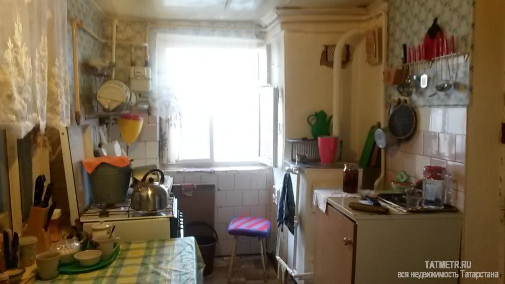 Продажа / Дома и коттеджи, Зеленодольск, Мусы Джалиля улица, 2 650 000 Крепкий, кирпичный одноэтажный дом в г. Зеленодольск (мкр. Мирный). В доме три комнаты и кухня, отопление АГВ, газ,... - 3