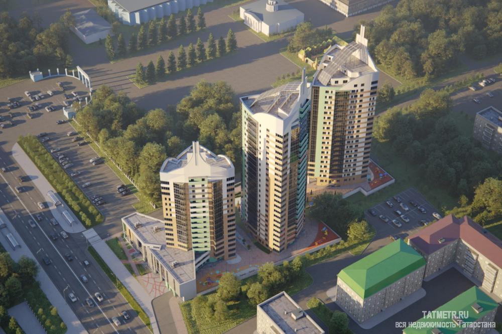 Новостройки / Жилые комплексы, Казань, Оренбургский тракт, 2 600 000 Новый жилой комплекс расположился в одном из престижных и экологически благоприятных районов города, в Приволжском... - 6