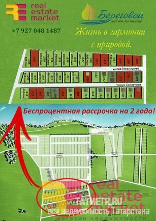 Земельные участки в живописном районе на берегу реки Кама, в собственности, предназначенные для индивидуального...