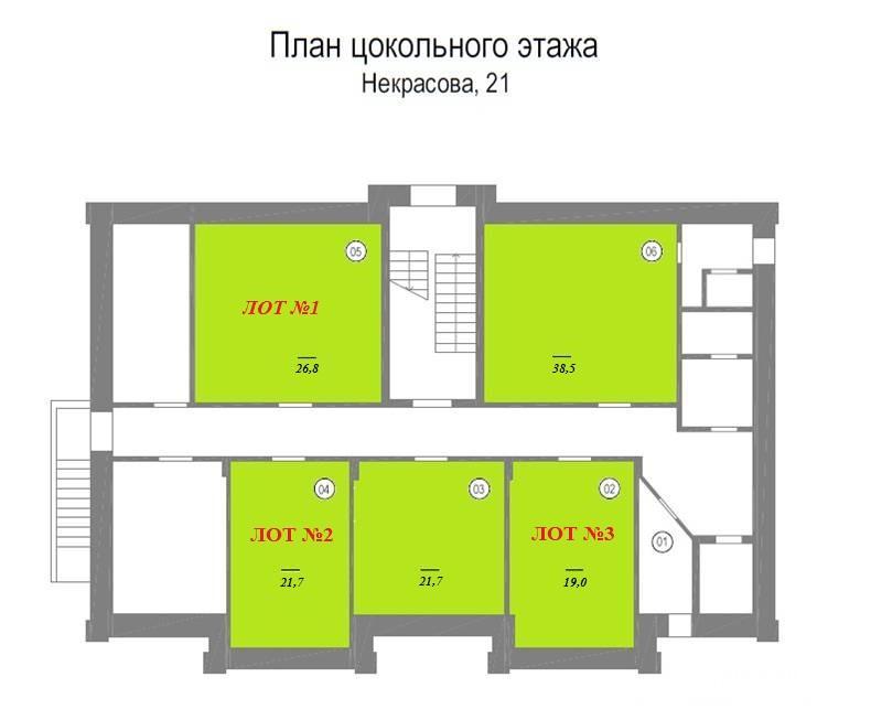 Коммерческая / Аренда / Офисы, Казань, Некрасова улица, 22 385 Аренда помещения! Сдаются офисы в БЦ на ул.Некрасова площадью 40,7 кв.м. по 550 руб/м.кв. КЭУ входит в стоимость,... - 3