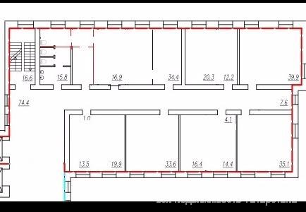 Коммерческая / Аренда / Офисы, Казань, Ахтямова улица, 10 800 Офис в аренду на 3 этаже административного здания, с лифтом, охраной, свободной парковкой вдоль улицы. Коммунальные... - 3