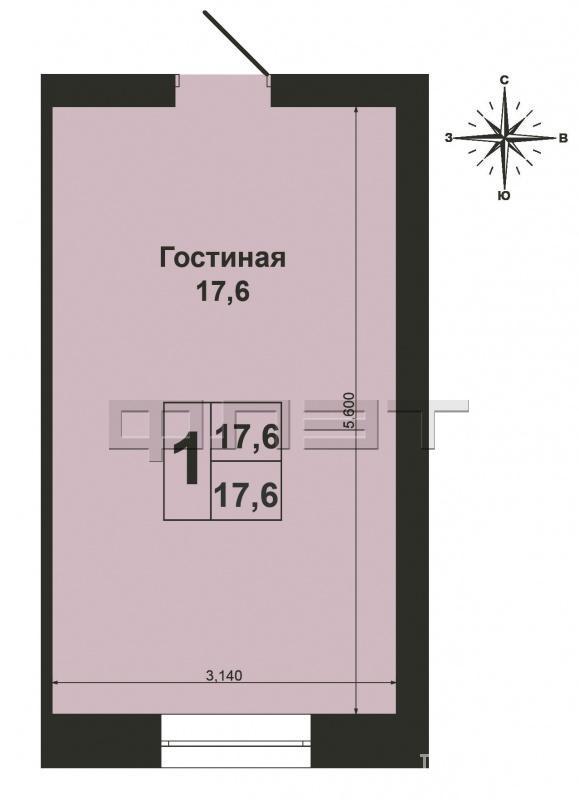 Продажа / Комнаты, Зеленодольск, Татарстан улица, 390 000 Зеленодольск, город, ул. Татарстан, д.25 Продаю в городе Зеленодольске по ул. Татарстан комнату в общежитие, в... - 6