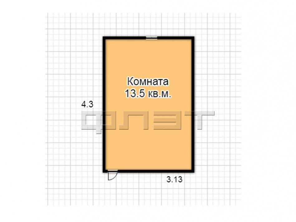 Вахитовский район, ул.Качалова , д.84. Продается хорошая комната, общей площадью 13, 5 кв.м.в центре города. Комната-... - 4