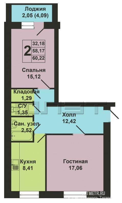Продажа / Квартиры, Пестрецы, Центральная улица, 2 400 000 Отличное предложение! В Пестричинском районе Богородском сельском поселения дер.КУЮКИ. Микрорайон «ЯШЬЛЕК»... - 1