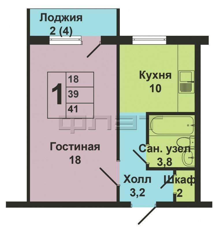 Продажа / Квартиры, Казань, Четаева улица, 2 900 000 Ново-Савиновский район, ул. Четаева д. 62. Продается однокомнатная квартира в очень развитом микрорайоне — во дворе... - 5