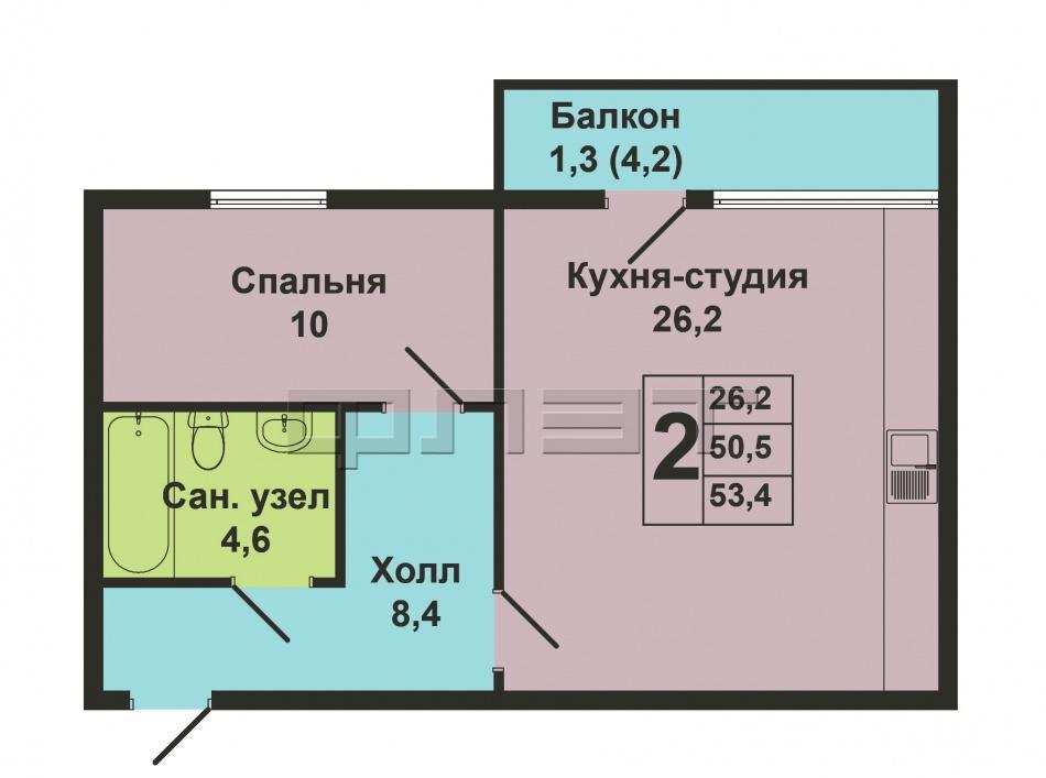 Продается светлая, просторная квартира  в элитном монолитно кирпичном доме ЖК «Магеллан» расположенная на 4 этаже... - 15