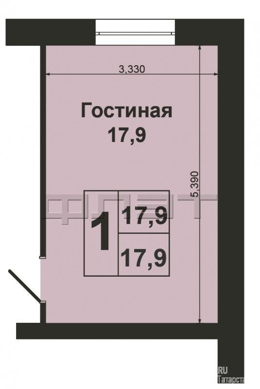Продажа / Комнаты, Казань, Агрызская улица, 1 100 000 В районе Сибирского тракта и улицы Журналистов, недалеко от Вьетнамского рынка, сразу за автосалоном «Кан-Авто»,... - 6