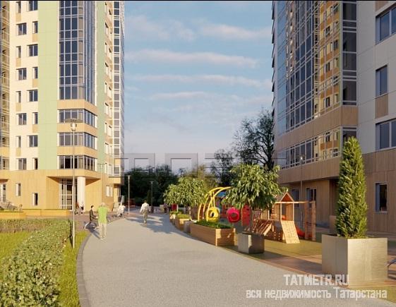 Продажа / Квартиры, Казань, Оренбургский тракт, 3 443 560 Продается однокомнатная квартира площадью 45.31 / 23.11 / 7.90 кв.м. в новом жилом комплексе 'Манхэттен' в 5 минутах... - 3