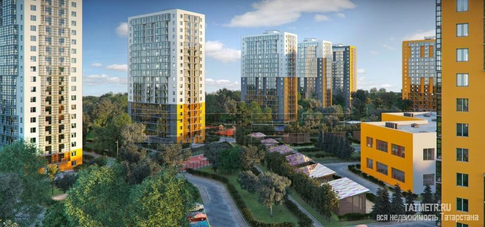 Продажа / Квартиры, Казань, Оренбургский тракт, 2 242 355 Продается двухкомнатная квартира площадью 50.39 / 30.53 / 8.41 кв.м. в ЖК 'Станция Спортивная'. Это первый в... - 3