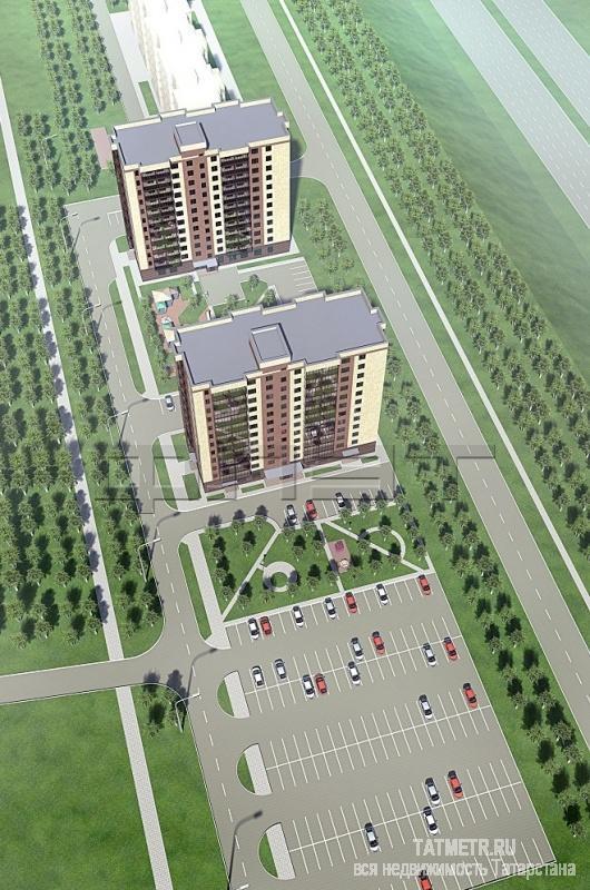 Продажа / Квартиры, Казань, Закиева улица, 3 094 640 Продается однокомнатная квартира площадью 40.40 кв.м. в ЖК 'Гармония' рядом с прекрасной березовой рощей. ДОМ СДАН!... - 3