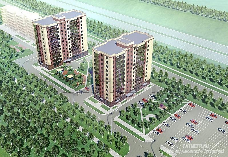 Продажа / Квартиры, Казань, Закиева улица, 3 094 640 Продается однокомнатная квартира площадью 40.40 кв.м. в ЖК 'Гармония' рядом с прекрасной березовой рощей. ДОМ СДАН!... - 4