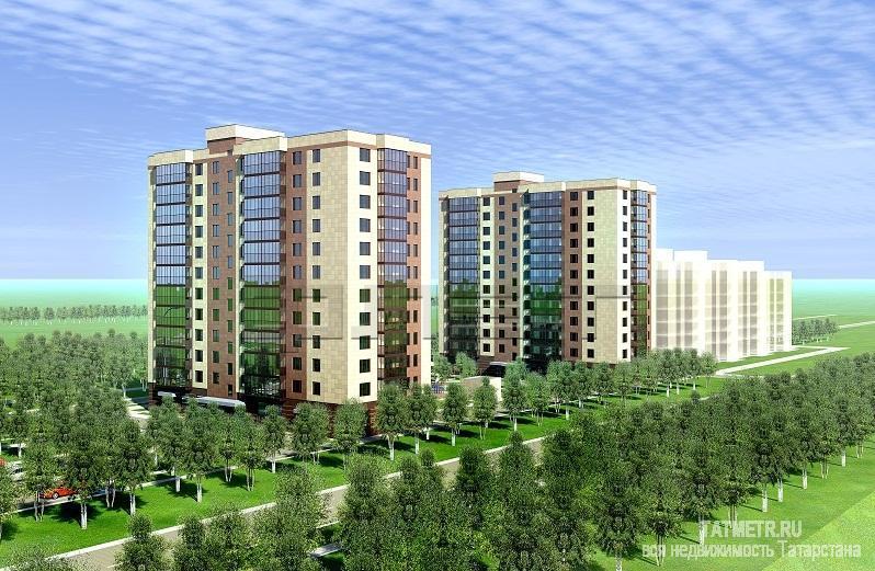 Продажа / Квартиры, Казань, Закиева улица, 3 094 640 Продается однокомнатная квартира площадью 40.40 кв.м. в ЖК 'Гармония' рядом с прекрасной березовой рощей. ДОМ СДАН!... - 5