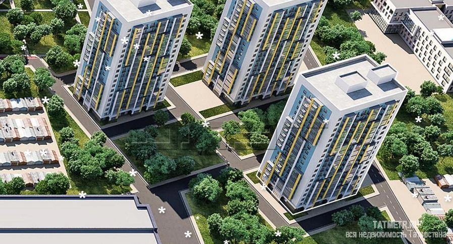 Продажа / Квартиры, Казань, Николая Ершова улица, 2 980 000 Продается однокомнатная квартира площадью 36.69 / 17.12 / 9.02 кв.м. в престижном жилом комплексе 'Арт Сити' в 5... - 10