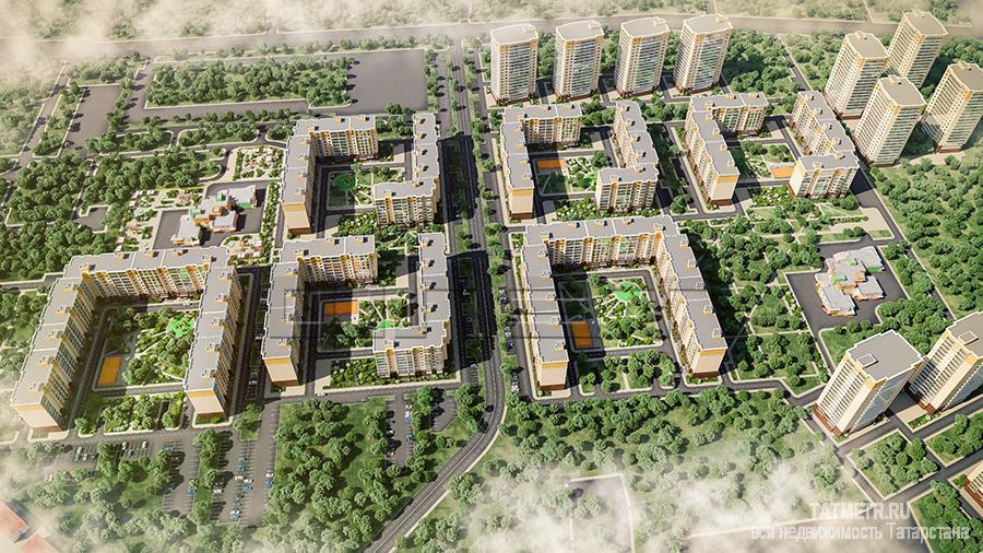 Продажа / Квартиры, Казань, Николая Ершова улица, 2 980 000 Продается однокомнатная квартира площадью 36.69 / 17.12 / 9.02 кв.м. в престижном жилом комплексе 'Арт Сити' в 5... - 5