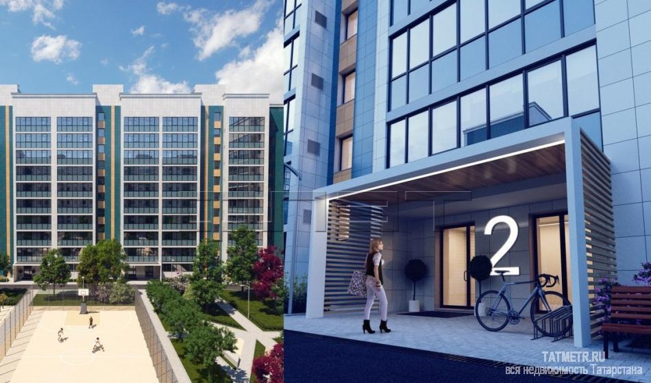 Продажа / Квартиры, Казань, Николая Ершова улица, 2 980 000 Продается однокомнатная квартира площадью 36.69 / 17.12 / 9.02 кв.м. в престижном жилом комплексе 'Арт Сити' в 5... - 9
