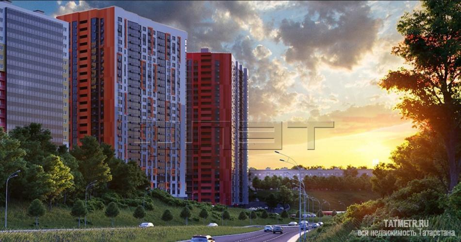 Продажа / Квартиры, Казань, Отрадная улица, 2 860 680 Продается просторная однокомнатная квартира площадью 46.14 / 20.22 / 14.96 кв.м. в ЖК 'Легенда' по ул.Отрадная в... - 1