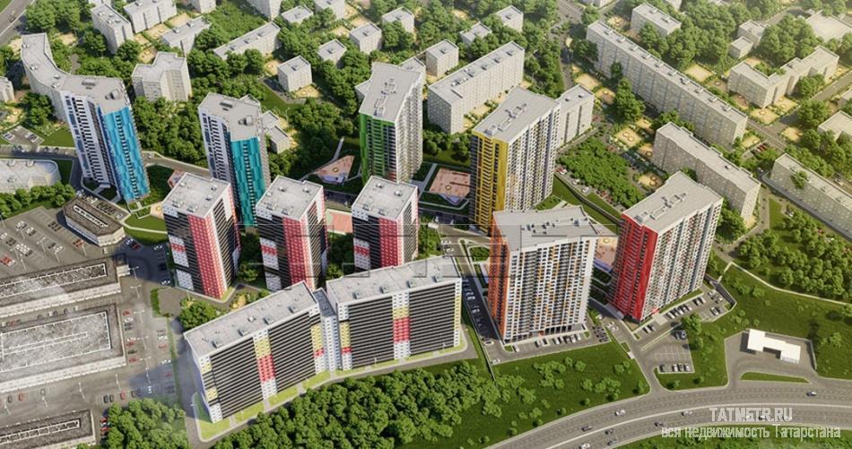 Продажа / Квартиры, Казань, Отрадная улица, 2 860 680 Продается просторная однокомнатная квартира площадью 46.14 / 20.22 / 14.96 кв.м. в ЖК 'Легенда' по ул.Отрадная в... - 3