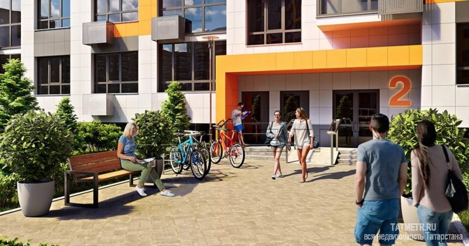 Продажа / Квартиры, Казань, Отрадная улица, 2 860 680 Продается просторная однокомнатная квартира площадью 46.14 / 20.22 / 14.96 кв.м. в ЖК 'Легенда' по ул.Отрадная в... - 5