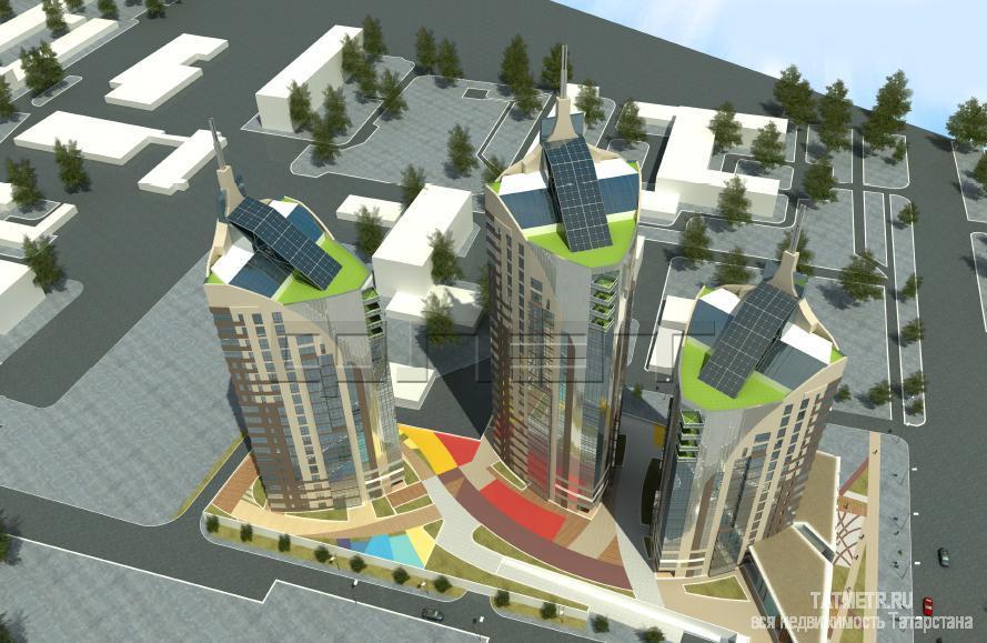 Продажа / Квартиры, Казань, Оренбургский тракт, 8 160 630 Продается трехкомнатная квартира площадью 118.27 / 60.85 / 19.23 кв.м. в новом жилом комплексе 'Манхэттен' в 5... - 7