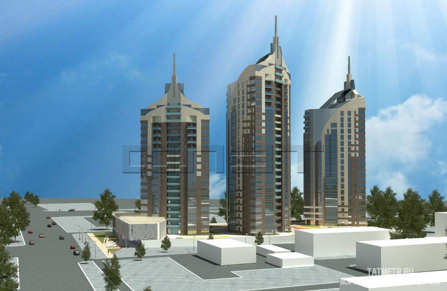 Продажа / Квартиры, Казань, Оренбургский тракт, 8 636 730 Продается четырехкомнатная квартира площадью 125.17 / 75.19 / 9.22 кв.м. в новом жилом комплексе 'Манхэттен' в 5... - 8