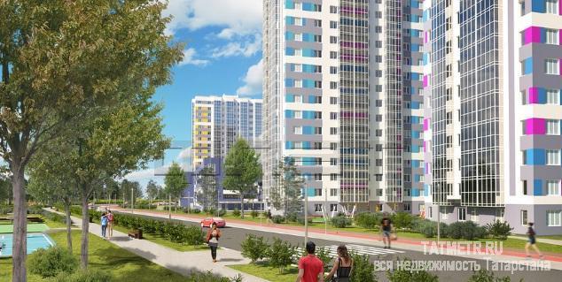 Продажа / Квартиры, Казань, Зирекле улица, 2 073 600 Продается однокомнатная квартира площадью 32.00 кв.м. в ЖК 'Green'. Это новый жилой комплекс от надежного... - 1