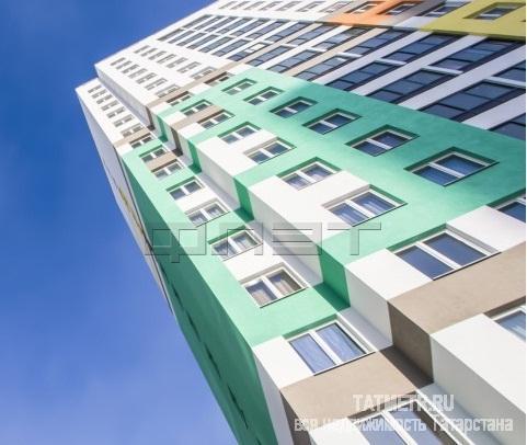 Продажа / Квартиры, Казань, Рауиса Гареева улица, 1 409 410 Продается однокомнатная квартира-студия площадью 29.06 кв.м. в новом жилом комплексе 'Палитра'. Он включает в себя... - 1