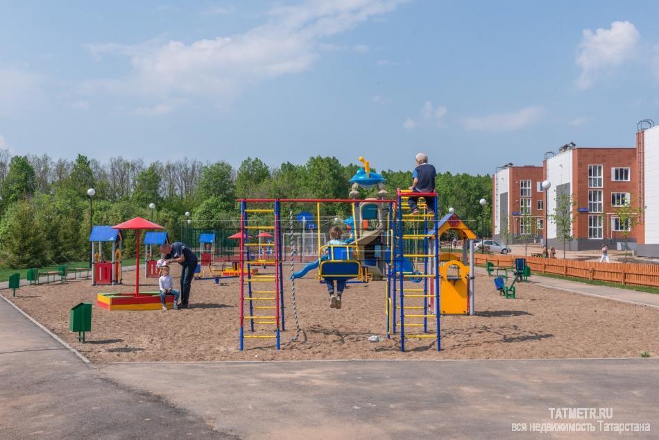 Продажа / Квартиры, Казань, Мамадышский тракт, 2 599 870 Продается двухкомнатная квартира площадью 54.66 / 32.46 / 11.31 кв.м. в ЖК 'Царево Village' в прекрасном озелененном... - 13