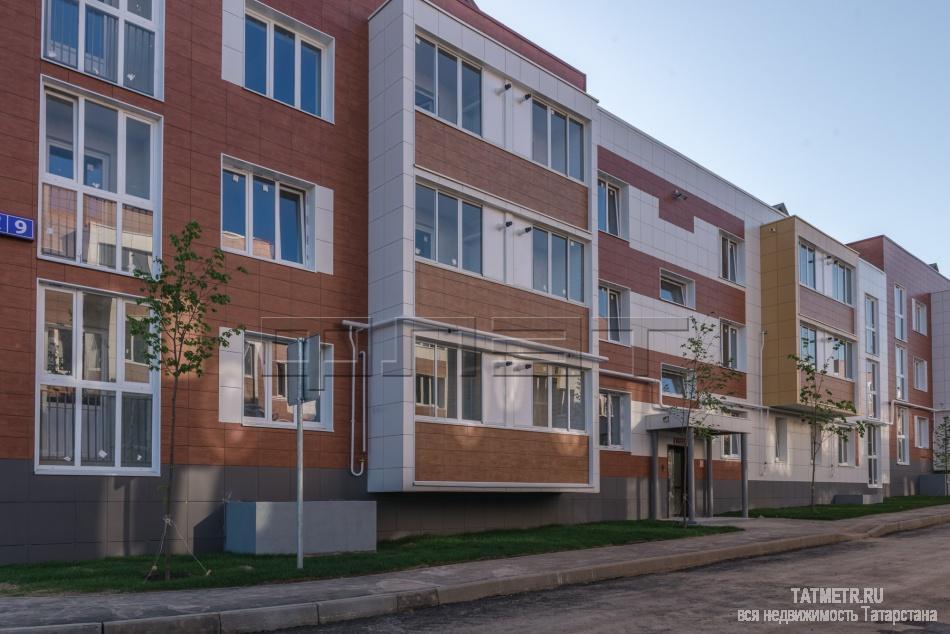 Продажа / Квартиры, Казань, Мамадышский тракт, 1 870 000 Продается однокомнатная квартира площадью 33.56 / 12.45 / 9.41 кв.м. в ЖК 'Царево Village' в прекрасном озелененном... - 4