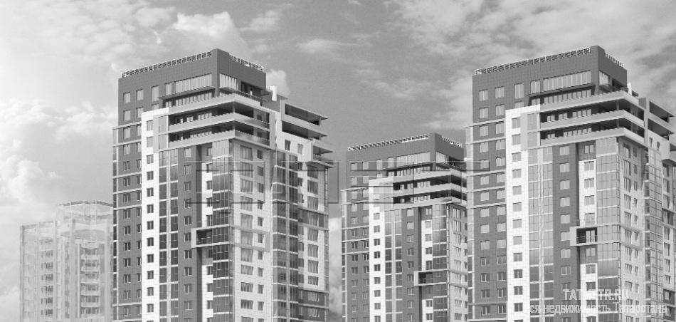 Продажа / Квартиры, Казань, Яруллина улица, 5 213 216 Продается трехкомнатная квартира площадью 73.95 кв.м. в новом жилом комплексе '5 звезд'. Он расположен в Кировском... - 1