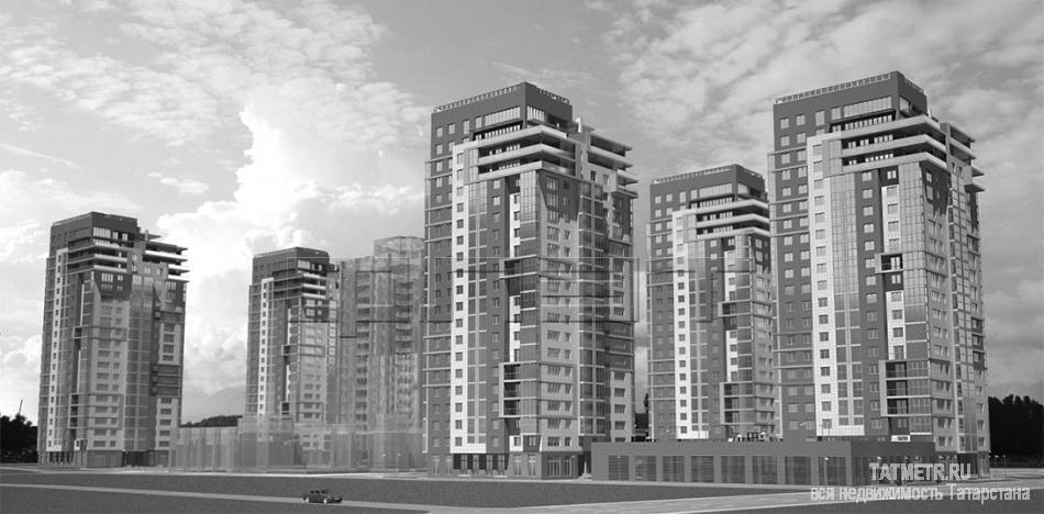 Продажа / Квартиры, Казань, Яруллина улица, 5 213 216 Продается трехкомнатная квартира площадью 73.95 кв.м. в новом жилом комплексе '5 звезд'. Он расположен в Кировском... - 3