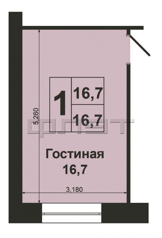 Продажа / Комнаты, Зеленодольск, Ленина улица, 550 000 г. Зеленодольск, город, ул. Ленина, д.1а. Светлая и чистая комната в блоке. Окно пластиковое, состояние комнаты... - 8