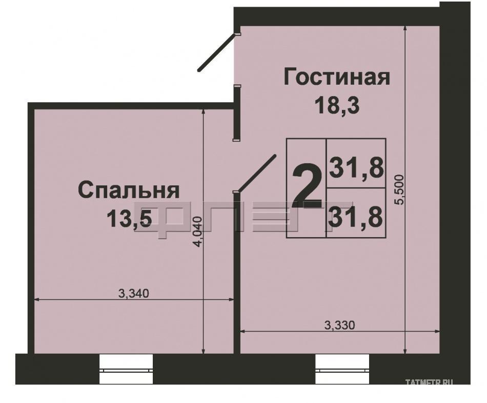 Советский район, ул, Гастелло, 20. Продается  квартира в кирпичном доме. Чистая квартира, уютные комнаты со светлыми... - 5