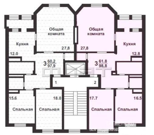Продажа / Квартиры, Казань, Право-Булачная улица, 9 500 000 В самом центре исторической части города Казани, в красивом благоустроенном Вахитовском районе на ул.... - 15