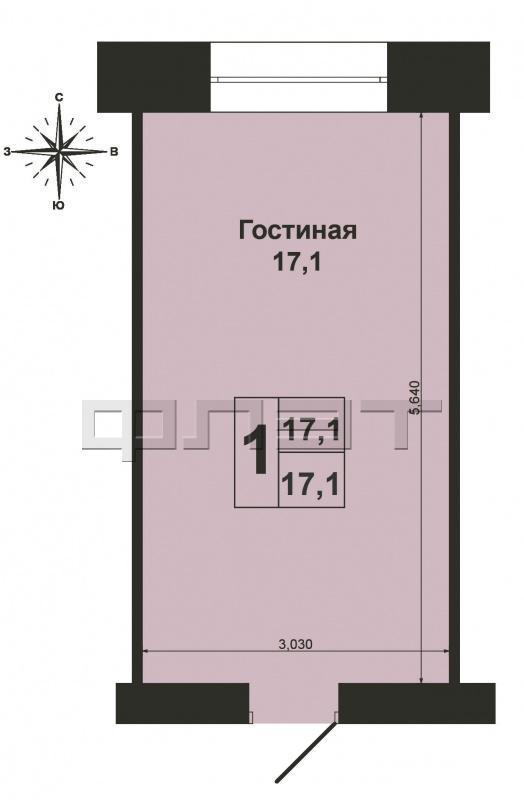 Продажа / Комнаты, Зеленодольск, Татарстан улица, 490 000 Зеленодольск, город, ул. Татарстана, д. 21. В центре города, в стороне от проезжей части, продаётся уютная, чистая... - 2