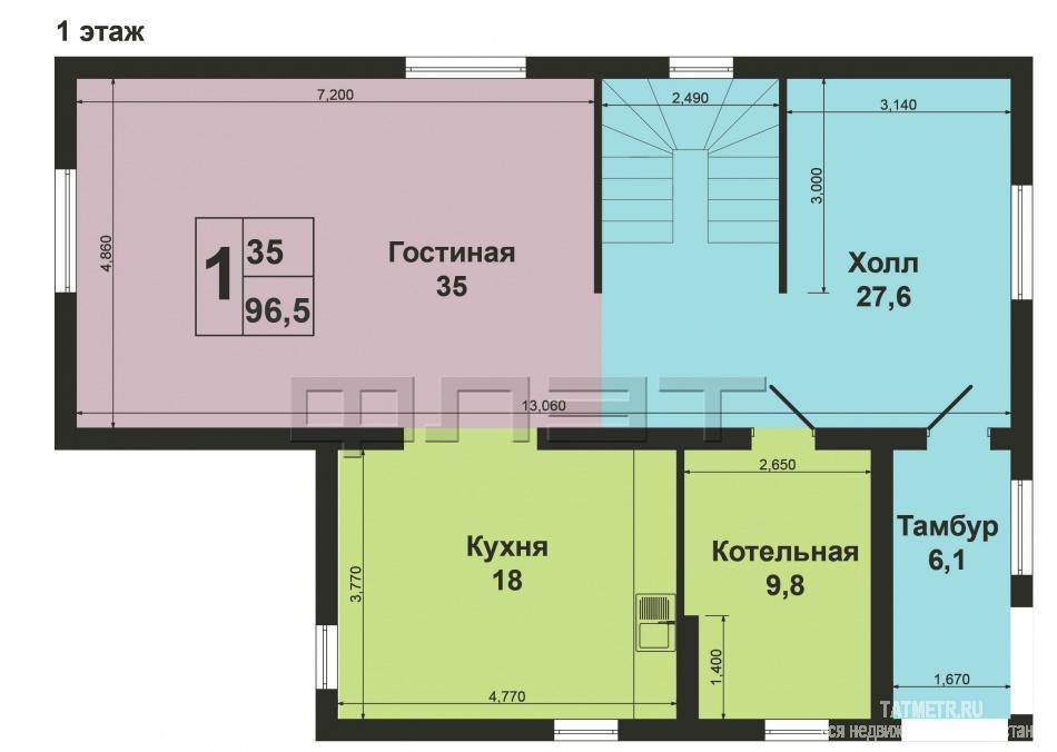 Продажа / Дома и коттеджи, Казань, Клубничная улица, 9 500 000 Продается замечательный коттедж в престижном поселке Плодопитомник, рядом Алтан, в 15 минутах от центра города, в... - 15