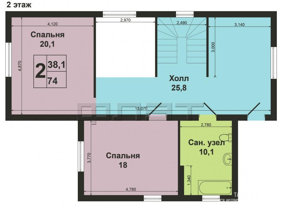 Продажа / Дома и коттеджи, Казань, Клубничная улица, 9 500 000 Продается замечательный коттедж в престижном поселке Плодопитомник, рядом Алтан, в 15 минутах от центра города, в... - 16