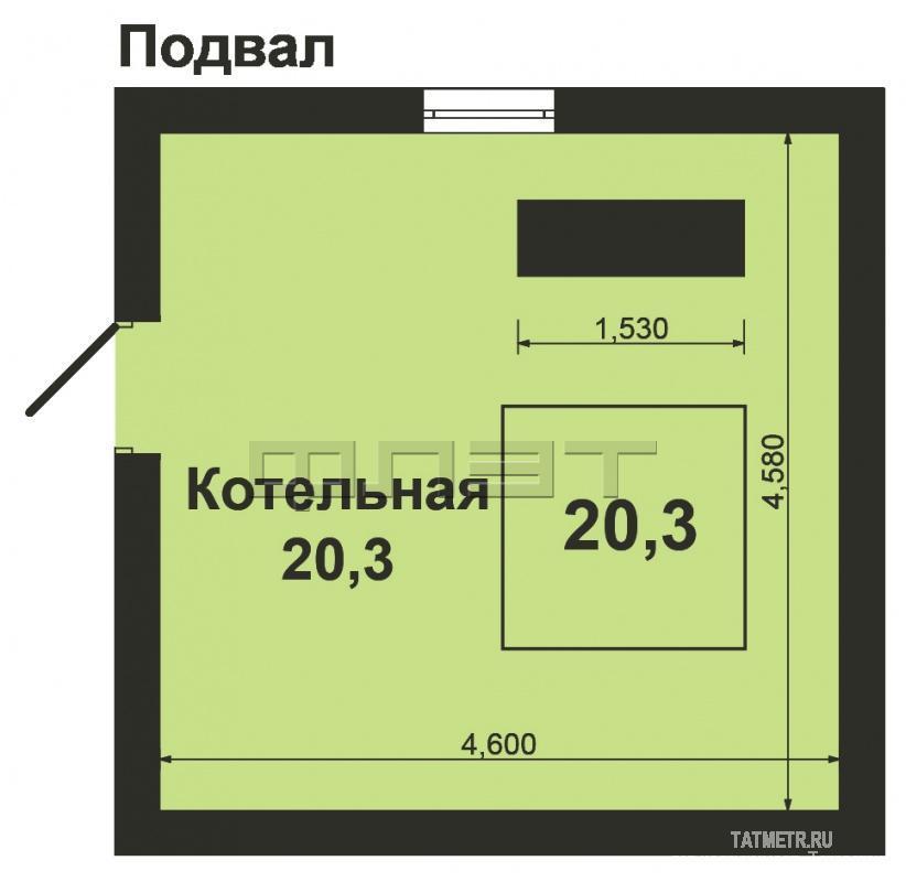 Продажа / Дома и коттеджи, Казань, Оренбургский тракт, 15 000 000 Если Вы обожаете индивидуальность, то это для Вас! Продается шикарный кирпичный коттедж (внутри колированный брус... - 51