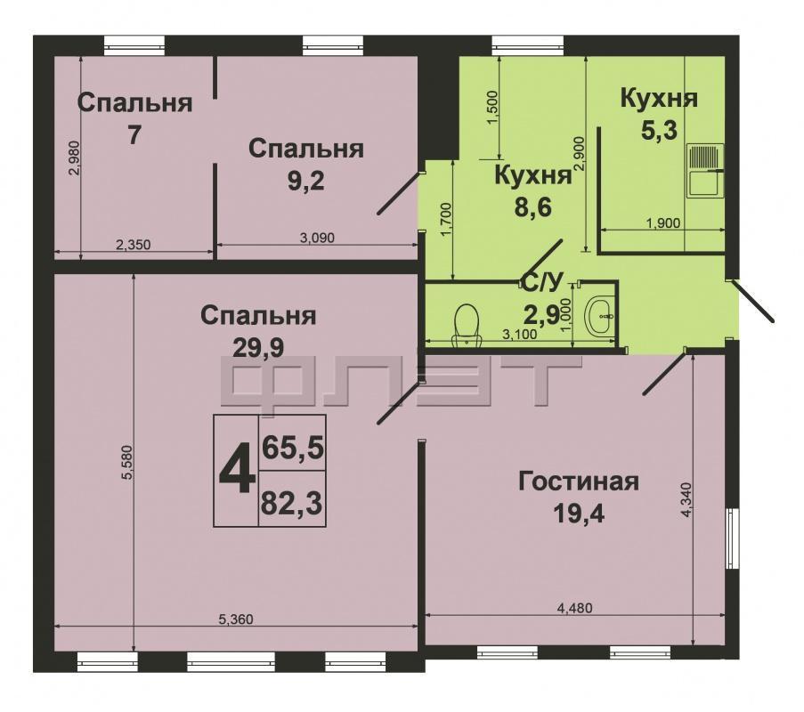 Продажа / Дома и коттеджи, Казань, Харьковская улица, 3 350 000 Авиастроительный район, поселок Караваево. Жилой дом общей площадью 83 кв.м., на 4.6 сотках земли. Есть все... - 4