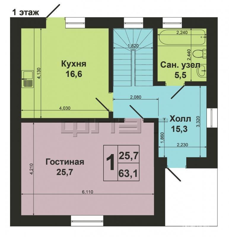 Продажа / Дома и коттеджи, Казань, Школьная улица, 4 400 000 Продается кирпичный дом 130,0 кв.м в 7 км от Казани в загородном поселке 'Барвиха', находящийся около села... - 14