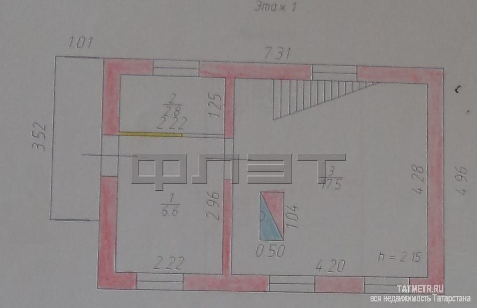 Продажа / Дачи, Казань, Дальняя улица, 760 000 Продается отличный дом 41, 3 кв. м на земельном участке 4.4 сотки , земли сельхозназначения (СНТ), в Дальних Садах.... - 11