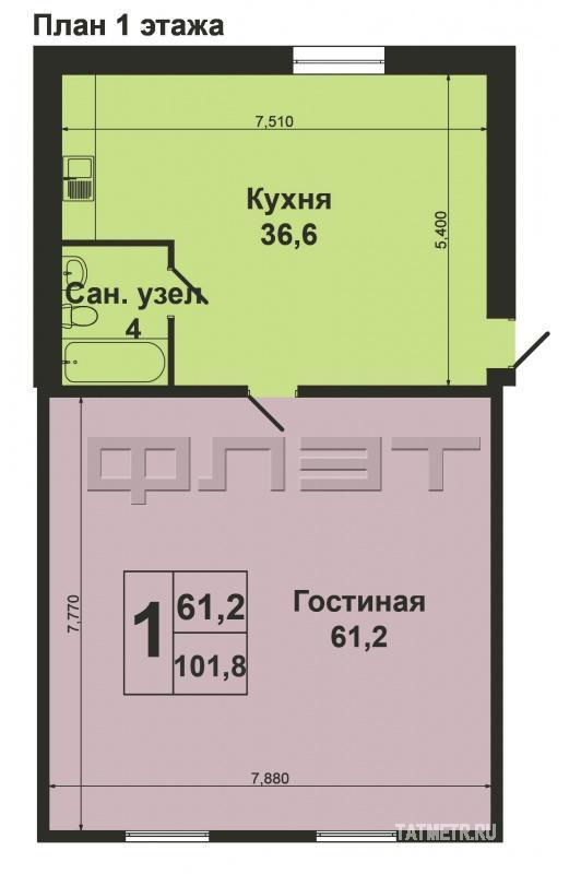 Продажа / Дома и коттеджи, Осиново, Кооперативная улица, 6 000 000 Кировский район, пос. Осиново, ул. Кооперативная. Продам 1-этажный дом, площадью 140 кв.м., участок 15 соток (ИЖС).... - 13