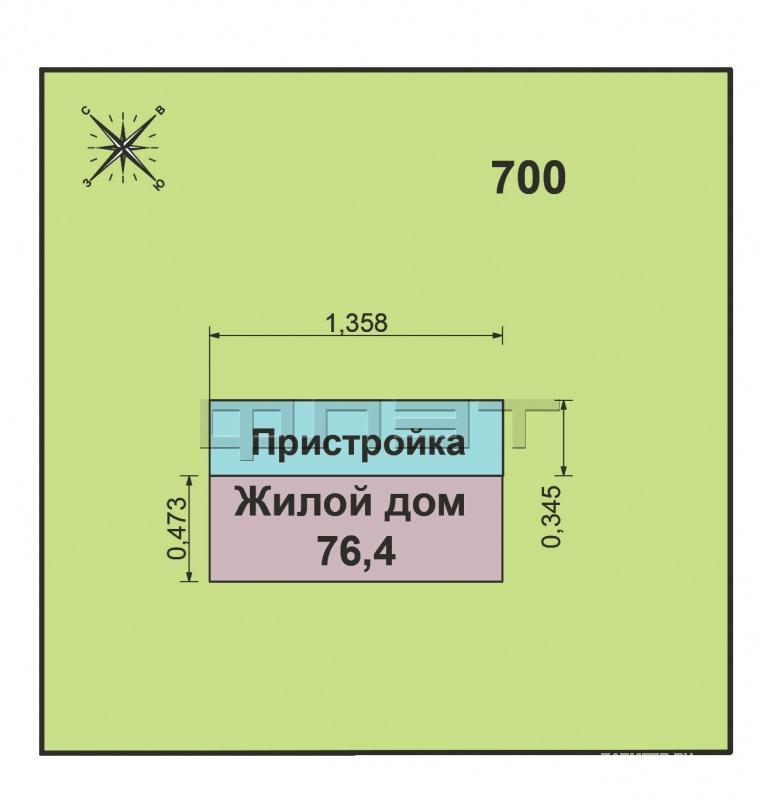 Продажа / Дома и коттеджи, Казань, Кооперативная улица, 2 000 000 Кировский район, пос. Новая Тура, ул. Кооперативная,41 Продам 1-этажный дом, площадью 92,1 кв.м., участок 7 соток... - 13