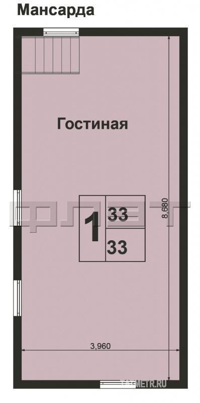 Казань, с. Нижний Услон. Продается 2х этажный дом 134 кв.м. из рубленого бревна постройки 2009 г. с ровным участком... - 11